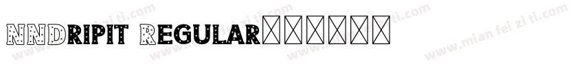 NNDripit Regular字体转换